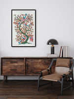 Tree Of Life in Gond by Kailash Pradhan for sale