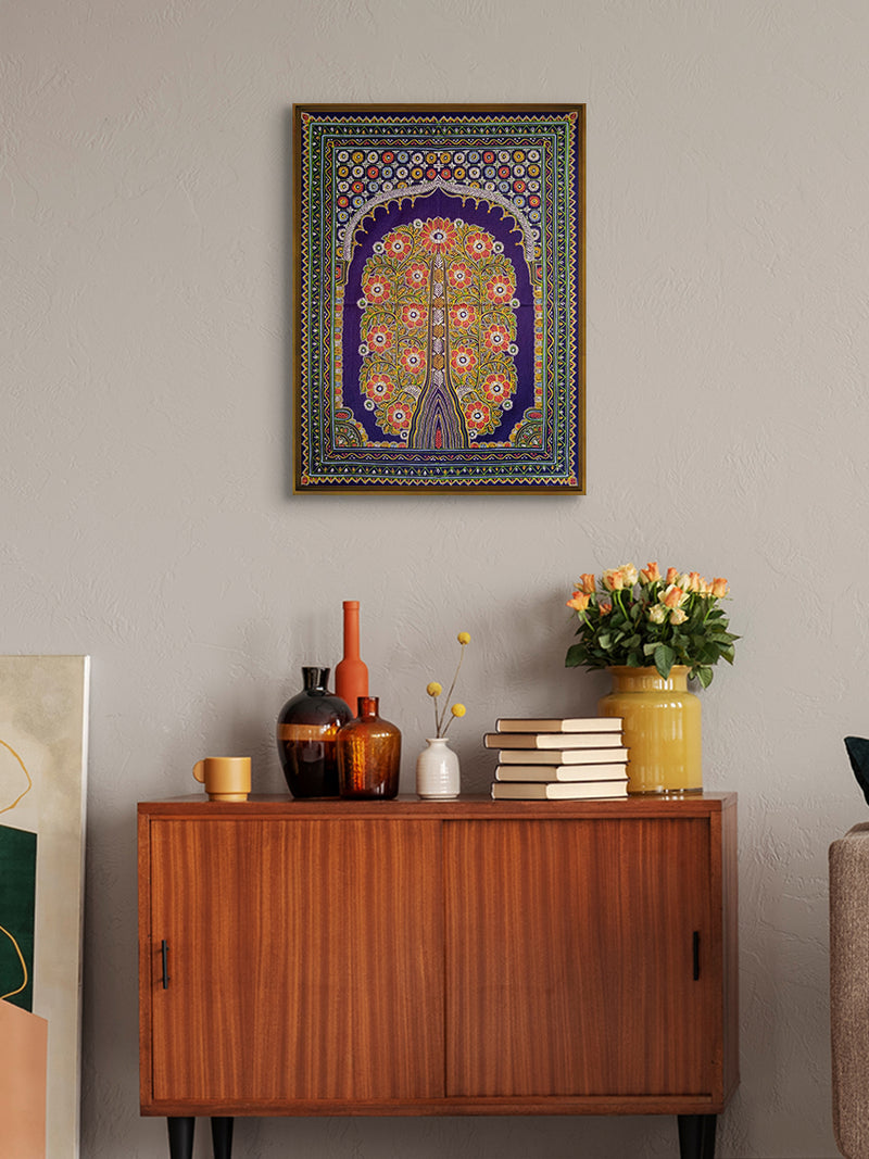  Tree Painting in Rogan by Rizwan for sale