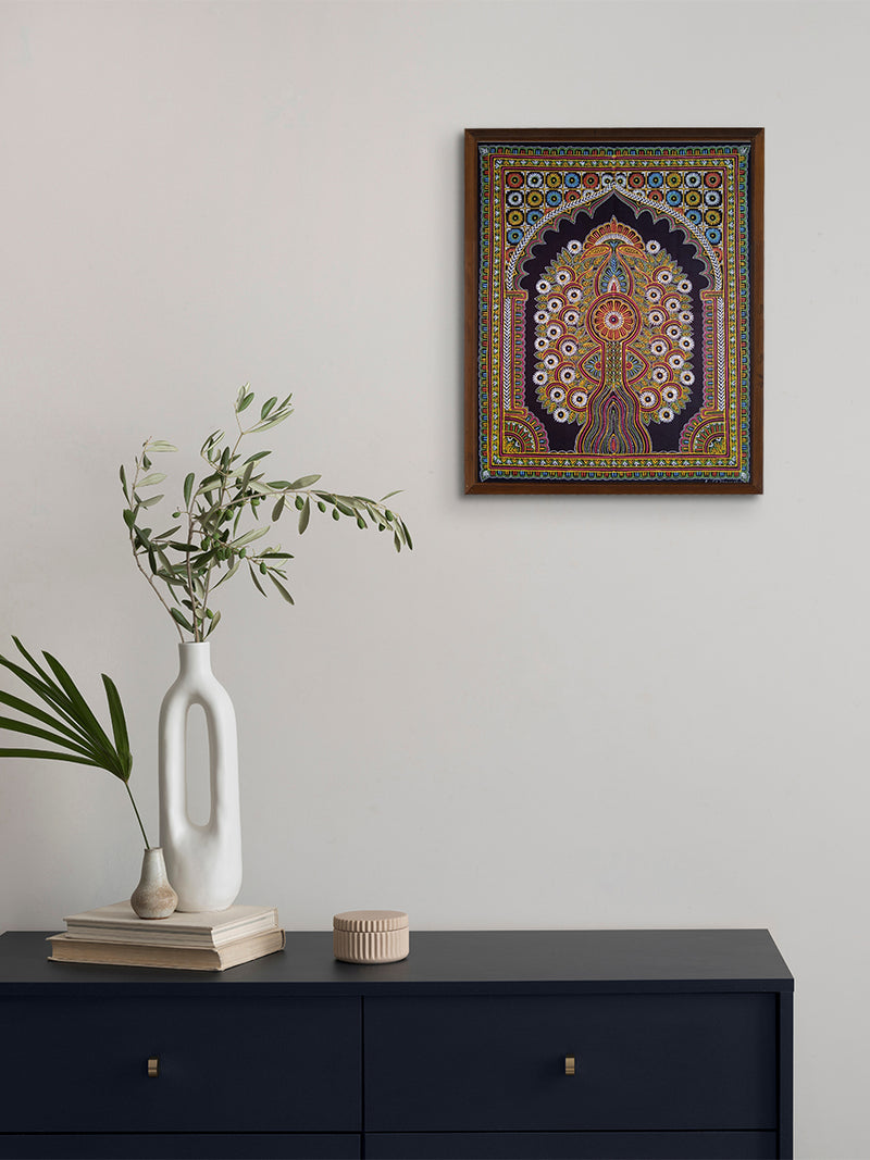  Tree of Life:- Rogan Art by Rizwan Khatri for sale