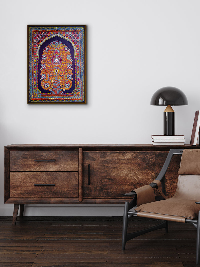 Tree of life Art in Rogan by By Rizwan  for sale
