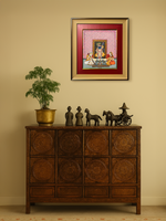 Worshipping Shrinathji In Pichwai by Shehzaad Ali Sherani for sale
