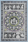 Shop Divine Metamorphosis: Evolution through Pattachitra Artwork on a canvas 