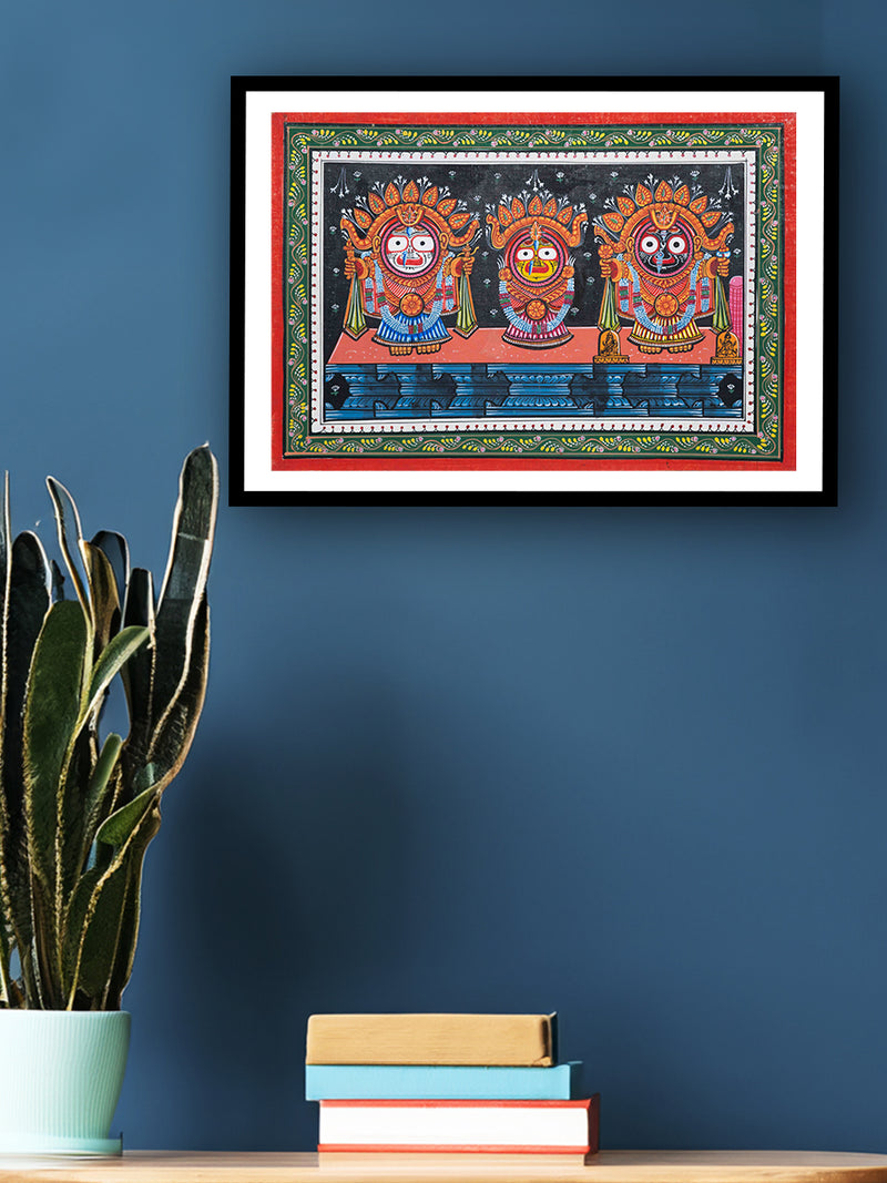 Sale Alert: Golden Bhes Pattachitra Painting of Vibrant Jagannath.