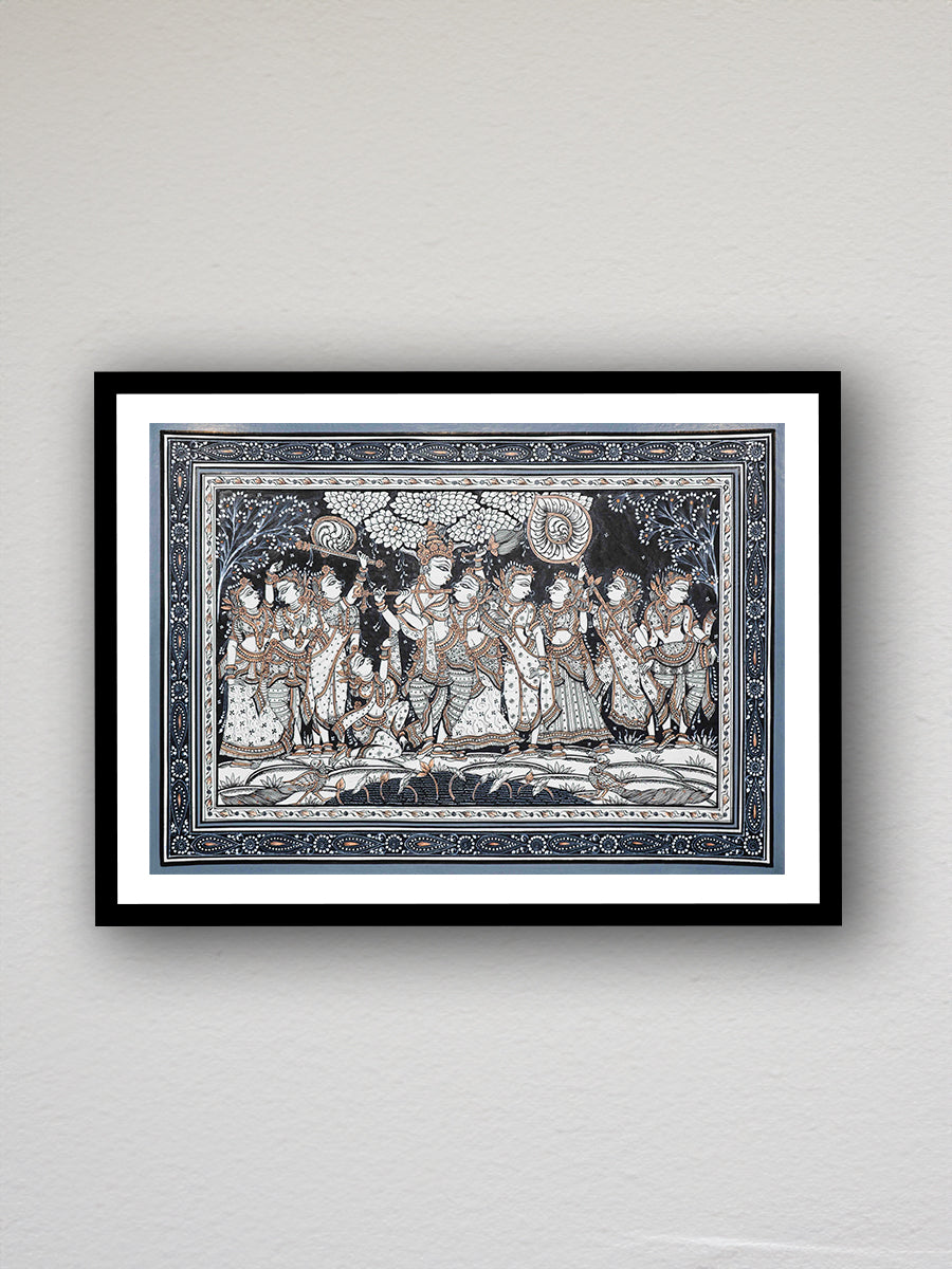 Divine Melody" Pattachitra Painting available in our shop for sale