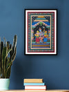 Visit our shop to purchase the vibrant Mandapa Pattachitra painting.
