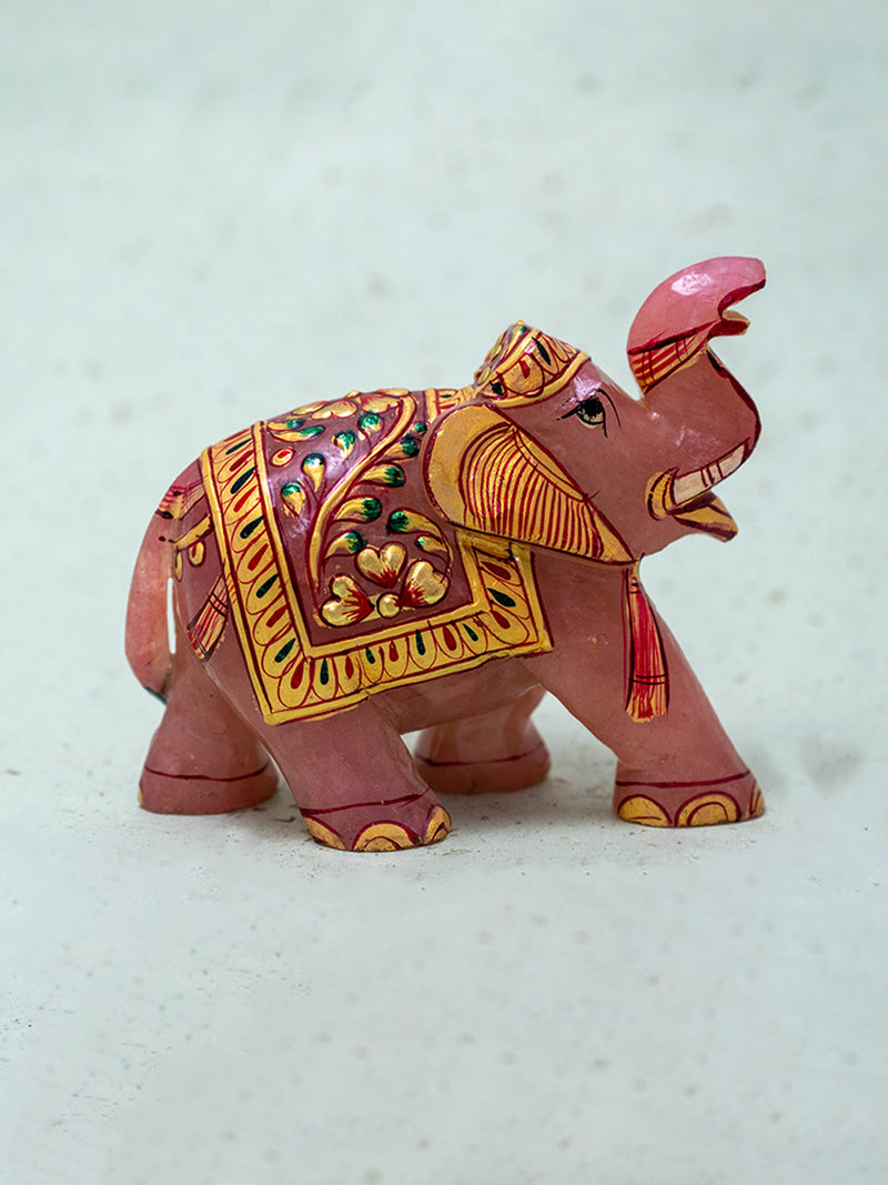  Rose Quartz Elephants by Prithvi Kumawat