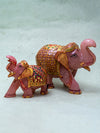  Rose Quartz Elephants by Prithvi Kumawat