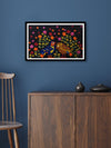 A Pair of Birds in Batik and Kantha by Kartik Manna