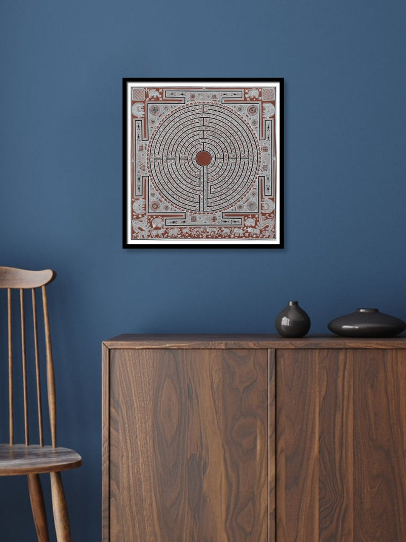 Celestial Odyssey in Yantra Art by Vidya Soni