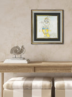Lord Krishna in Mysore painting by Hemalatha B