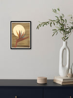 Sun and Blossom in Mysore Wood Inlay By Mohan Kumar