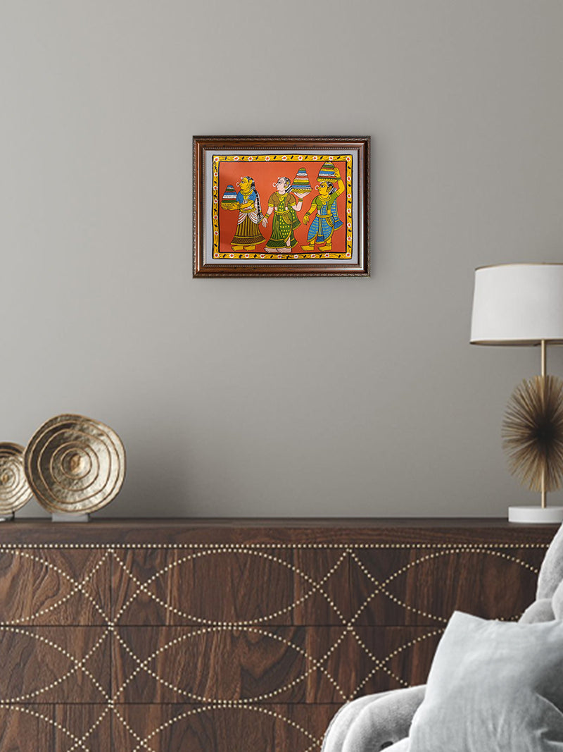 Purchase Bathukamma: The Floral Celebration In Cheriyal Scroll by Sai Kiran