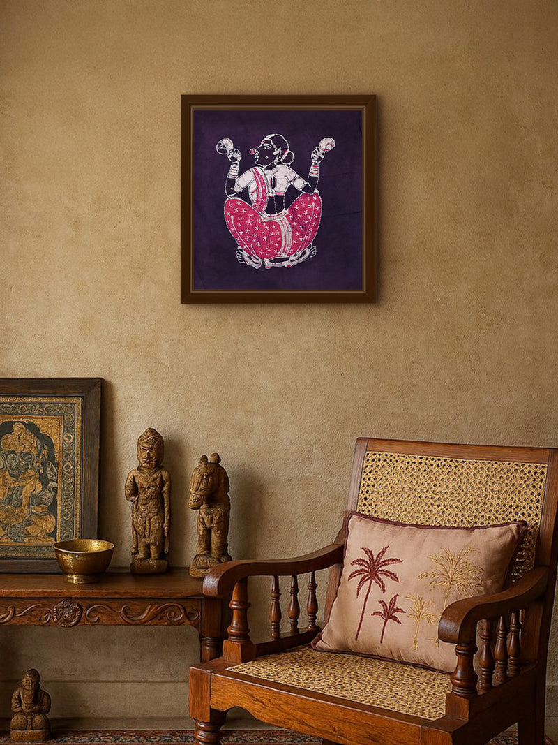 Order The Lady Musician in Batik by Pakash Yasala