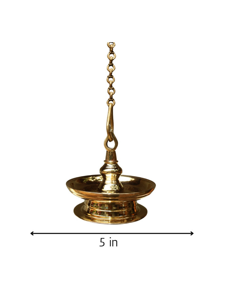 Thookkuvilaku (Lamp) In Brass Work by Dinesh A Thumbnail