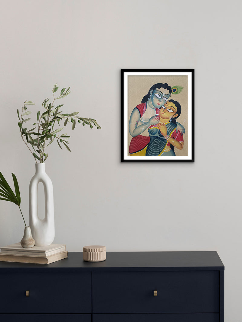 Krishna and Radha In Kalighat by Anwar Chitrakar order online