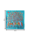 Deers and Birds in Gond by Braj Bhooshan Dhurwey For Sale