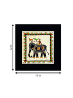 Elephant Ride In Pithora Art by Chanchal Soni for Sale