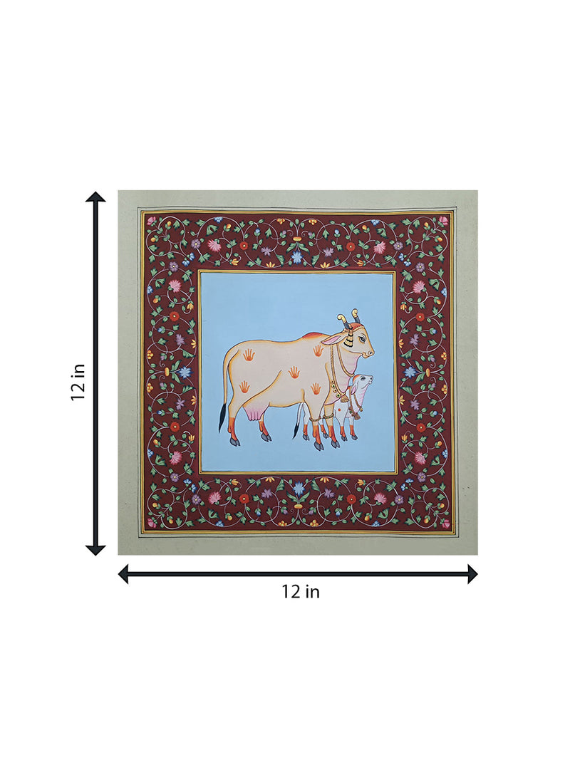 Maternal Love in Pichwai by Shehzaad Ali Sherani for Sale