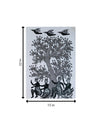 Monkey, Tree, and Bird – Gond Art by Saroj Venkat Shyam for Sale