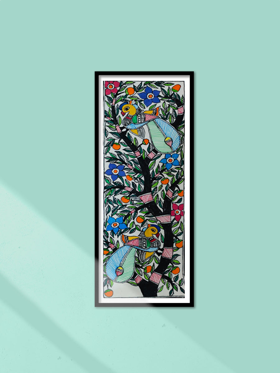 Shop Peacock in Madhubani by Ambika Devi