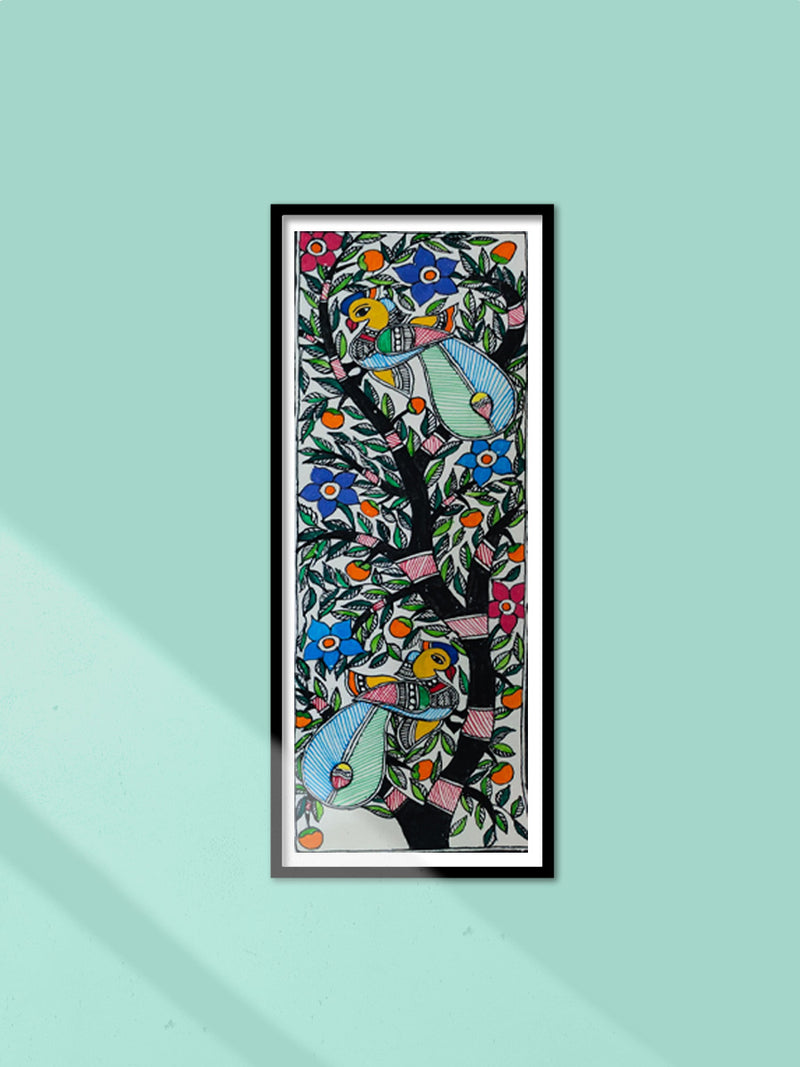 Shop Peacock in Madhubani by Ambika Devi