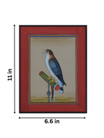 A Vibrant Falcon in Miniature Painting for sale