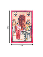 Aristocratic Babu and Biwi In Kalighat by Hasir Chitrakar