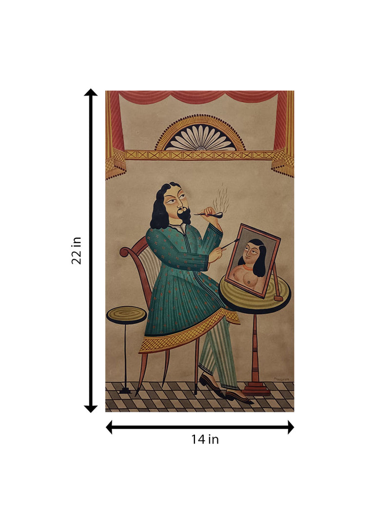 Artist in Kalighat by Anwar Chitrakar