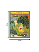 Buy Bhairav raag ki Ragini- Bengali, Kishangarh Art by Shehzaad Ali Sherani