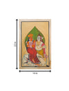 Purchase Cosmic Harmony: The Divine Union Khalighat Painting by Sonali Chitrakar