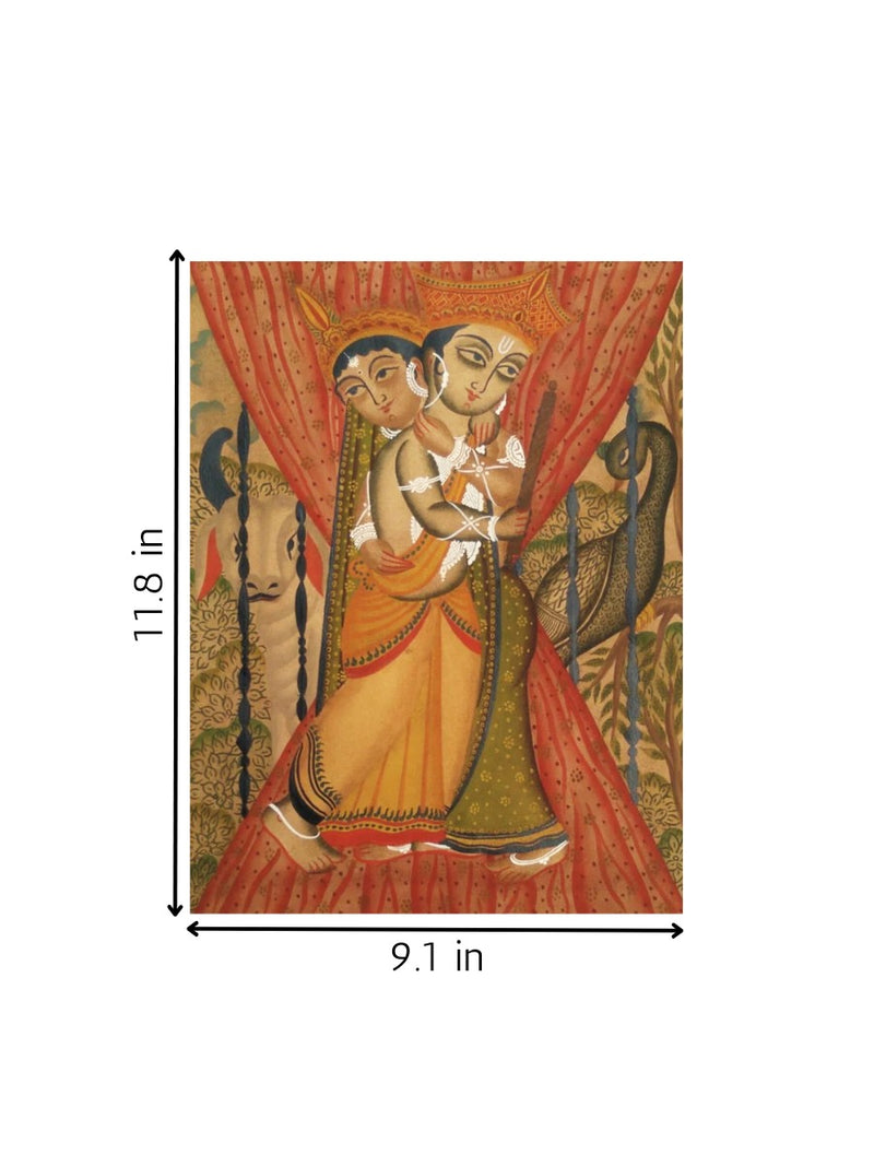 Divine Connection: Kalighat Art for sale