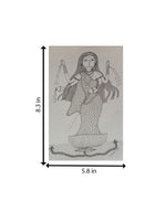 Goddess Lakshmi in Jogi Art for sale