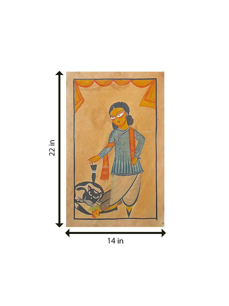 Purchase Harmony and Play: The Guardian's Delight in Kalighat by Sonali Chitrakar