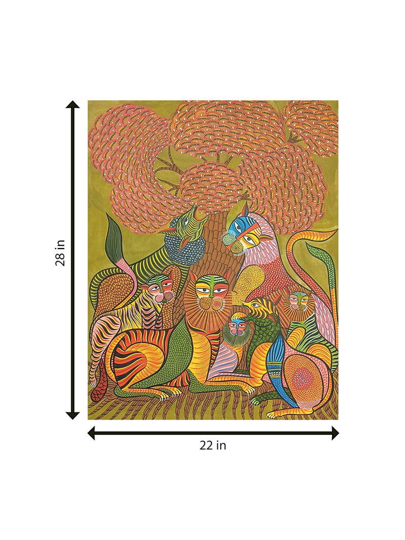 Buy King Of the Wild In Kalighat by Sonali Chitrakar