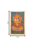 Maternal Love: Nurturing devotion of devotion Khalighat Painting by Sonali Chitrakar for Sale