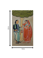 Offering in Kalighat by Anwar Chitrakar art work handmade