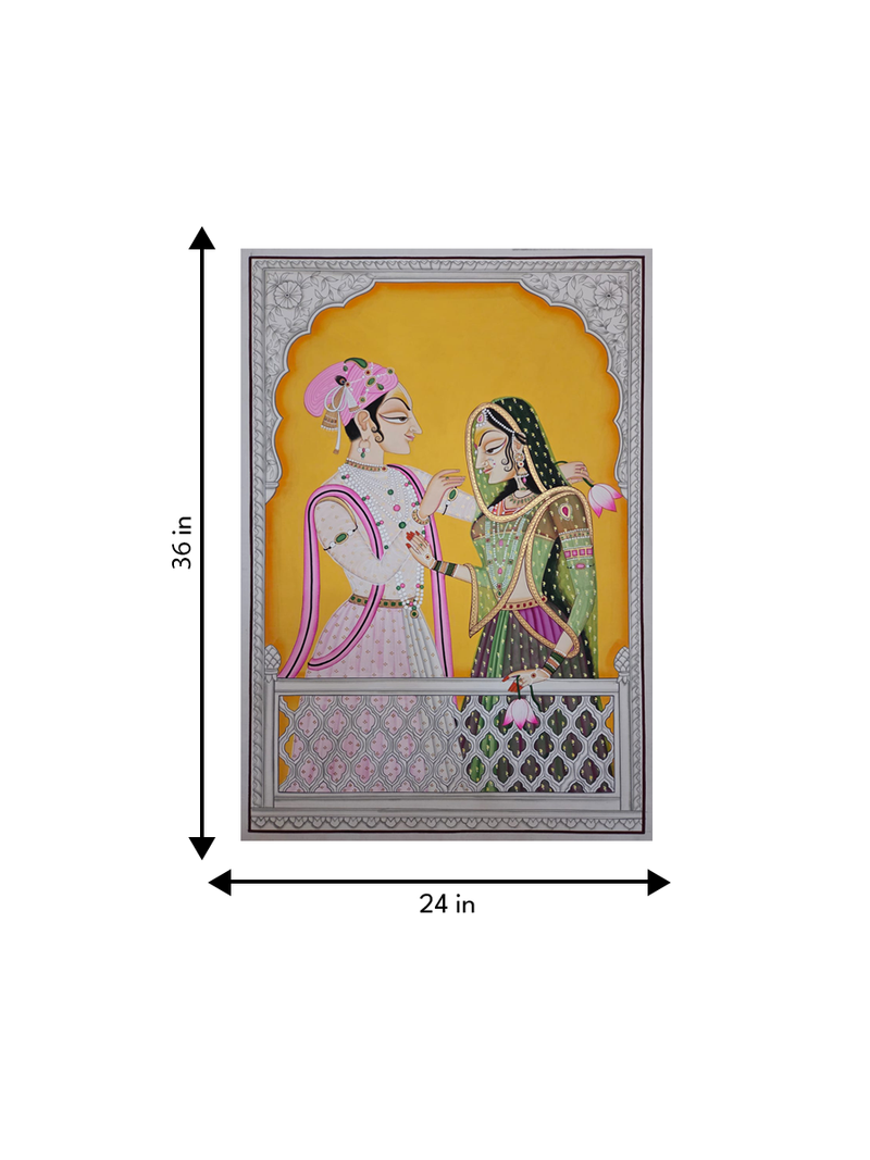Shop Radha- Krishna in Pichwai by Shehzaad Ali Sherani