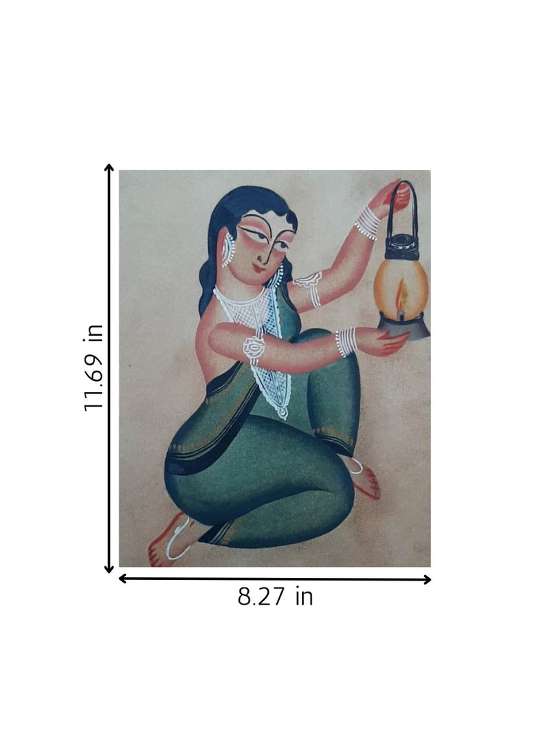 Radiance of a Woman: Kalighat Art for sale