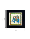 Raja Bhoj Regal Elephant: A Pithora Depiction  For Sale