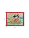 Rishi Gautam with Ahilya In Kalighat by Manoranjan Chitrakar for Sale