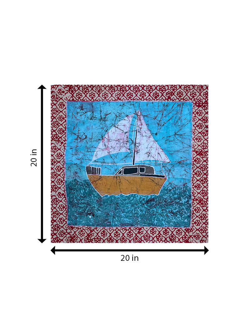 Buy Ship on Sea in Batik by Anwar Husen Khatri