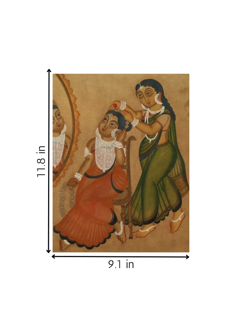 The Art of Adornment : Kalighat Art for sale