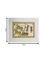 The Farmer Life in Pithora Art by Chanchal Soni 