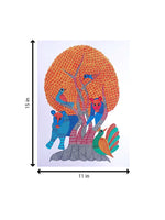 The Life of the Jungle in Gond by Kailash Pradhan for Sale
