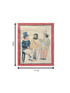 The Mahant's Conviction in Kalighat by Manoranjan Chitrakar for Sale