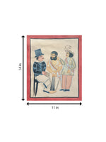 The Mahant's Conviction in Kalighat by Manoranjan Chitrakar for Sale