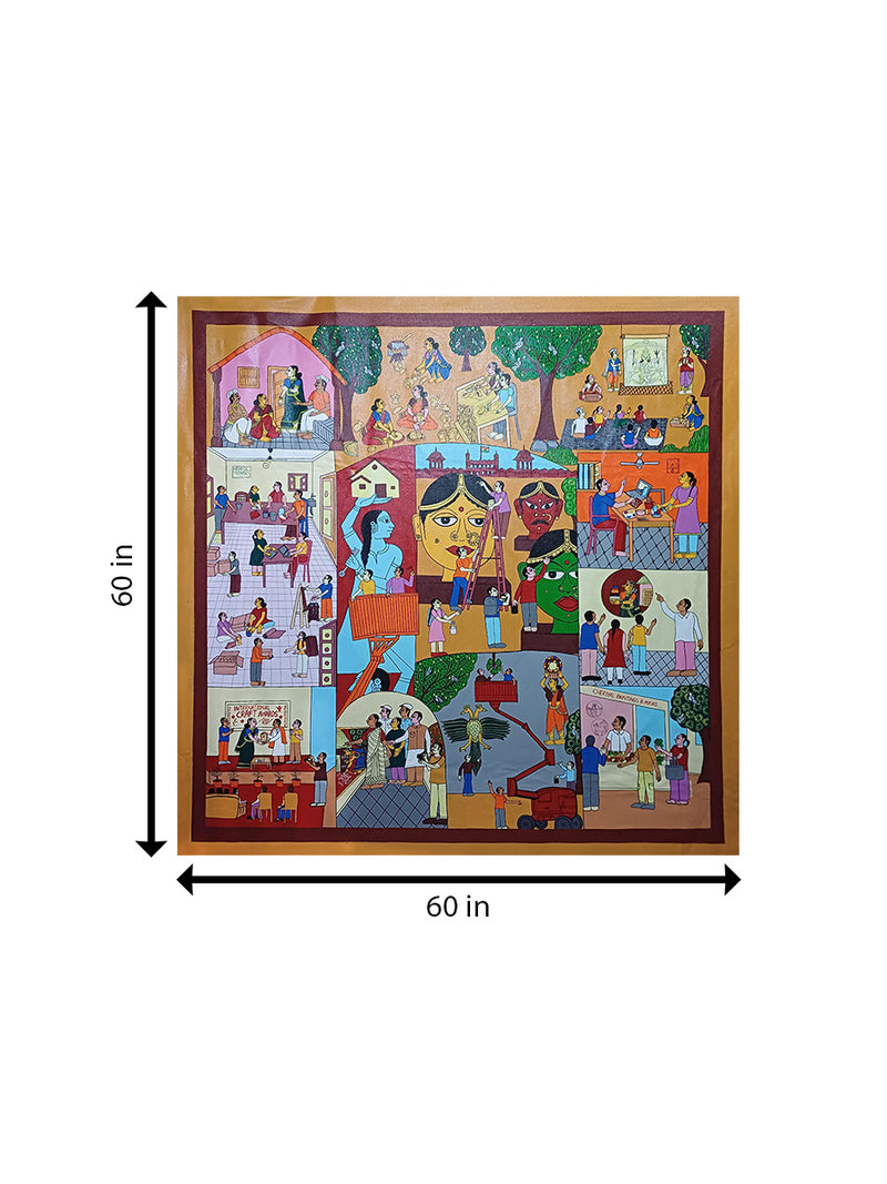Order The Rhythm of Life in Cheriyal Scroll by Sai Kiran 