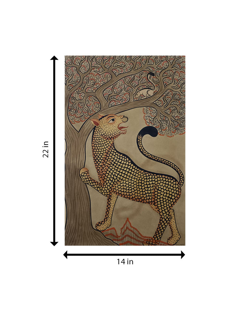 Tiger in Kalighat by Anwar Chitrakar