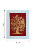 A Golden Tree: A Phad Painting by Kalyan Joshi