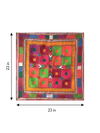 A Grid of Colors in Banjara Embroidery by Sapavat Siddu